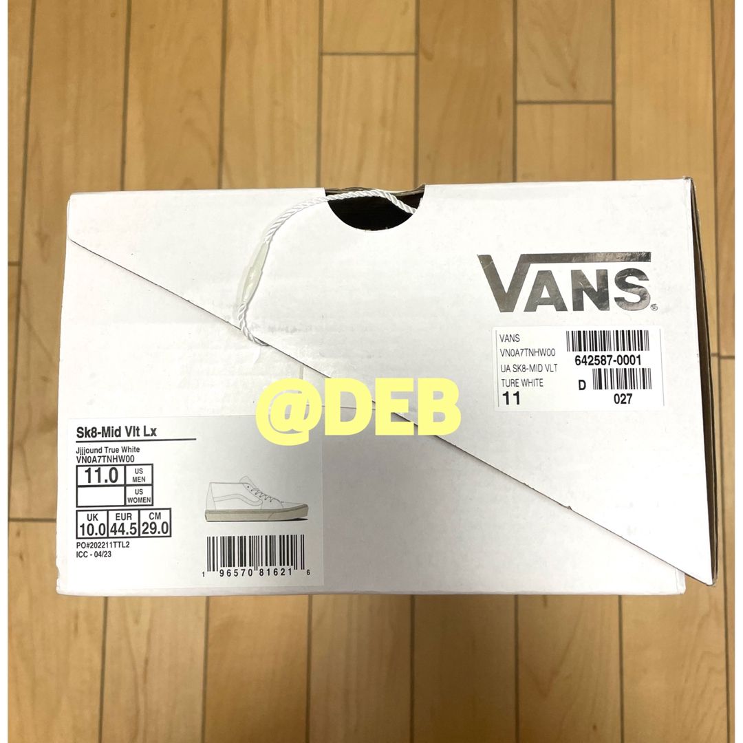 JJJJound Vault Vans Sk8-Mid White 29.0cm