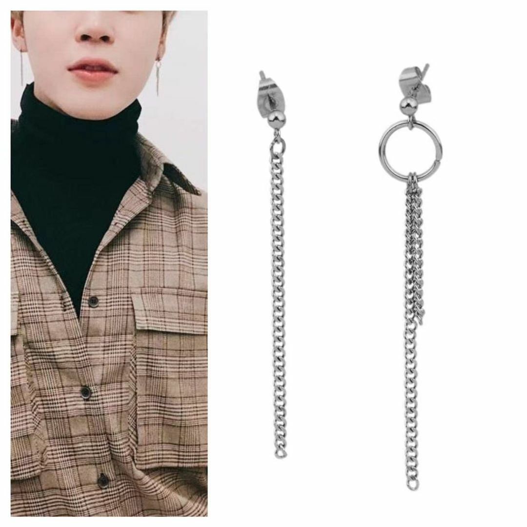 ピアス jimin ジミン着用モチーフ 両耳用 バンタン アクセサリー