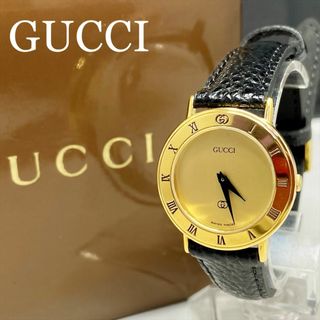 Gucci - 美品 新品電池 ベルト グッチ 3001L 腕時計 ゴールド クォーツ