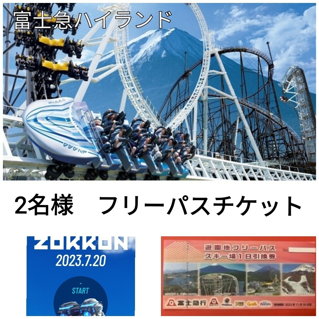 きりんさま専用ページ△富士急ハイランドフリーパスチケット