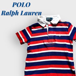 ポロラルフローレン(POLO RALPH LAUREN)のPOLO ラルフローレン ポロシャツ ボーダー 100(その他)