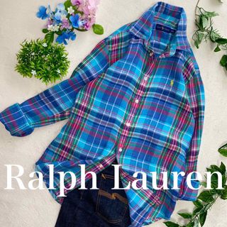 ポロラルフローレン(POLO RALPH LAUREN)のRalph Lauren  linen shirts  XL位　マドラスチェック(シャツ/ブラウス(長袖/七分))