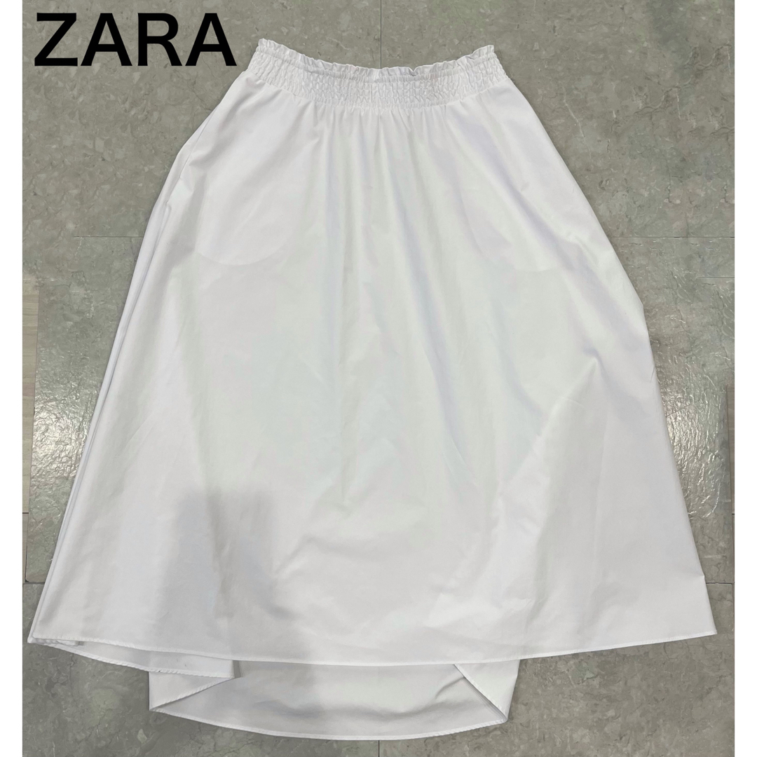 ZARA(ザラ)のZARA  ザラ　白ロングスカート　 レディースのスカート(ロングスカート)の商品写真