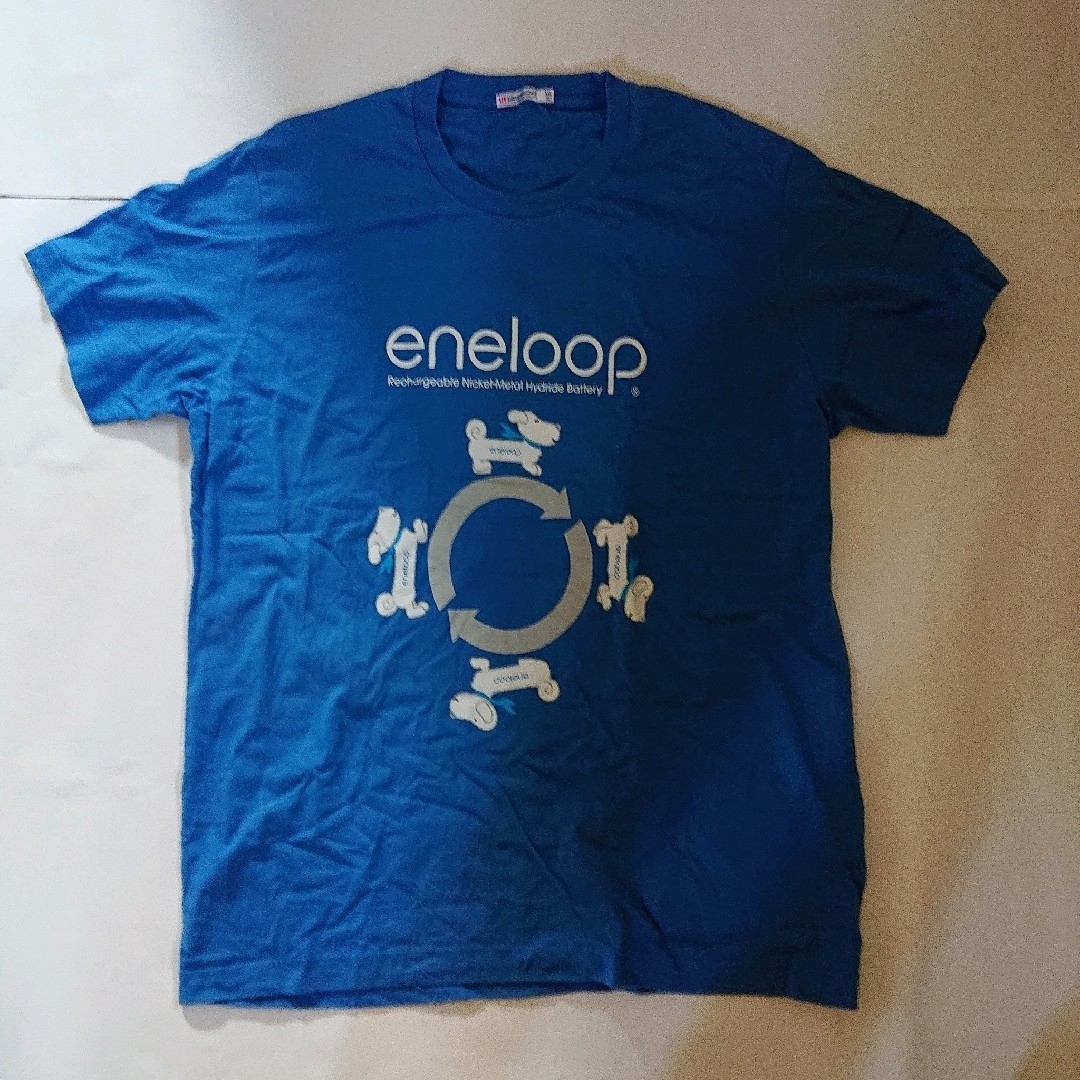 UNIQLO(ユニクロ)の【古着】「エネループ(eneloop)」XXL  ユニクロUT企業コラボTシャツ メンズのトップス(Tシャツ/カットソー(半袖/袖なし))の商品写真