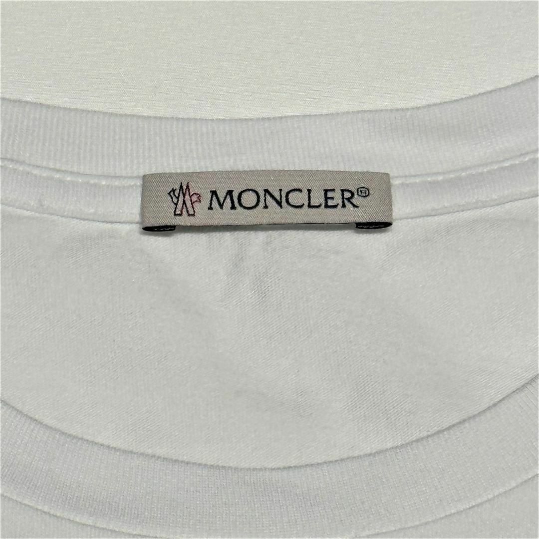 【新品 フランス直営購入】MONCLER ロゴ 胸 ポケット Tシャツ Mサイズ