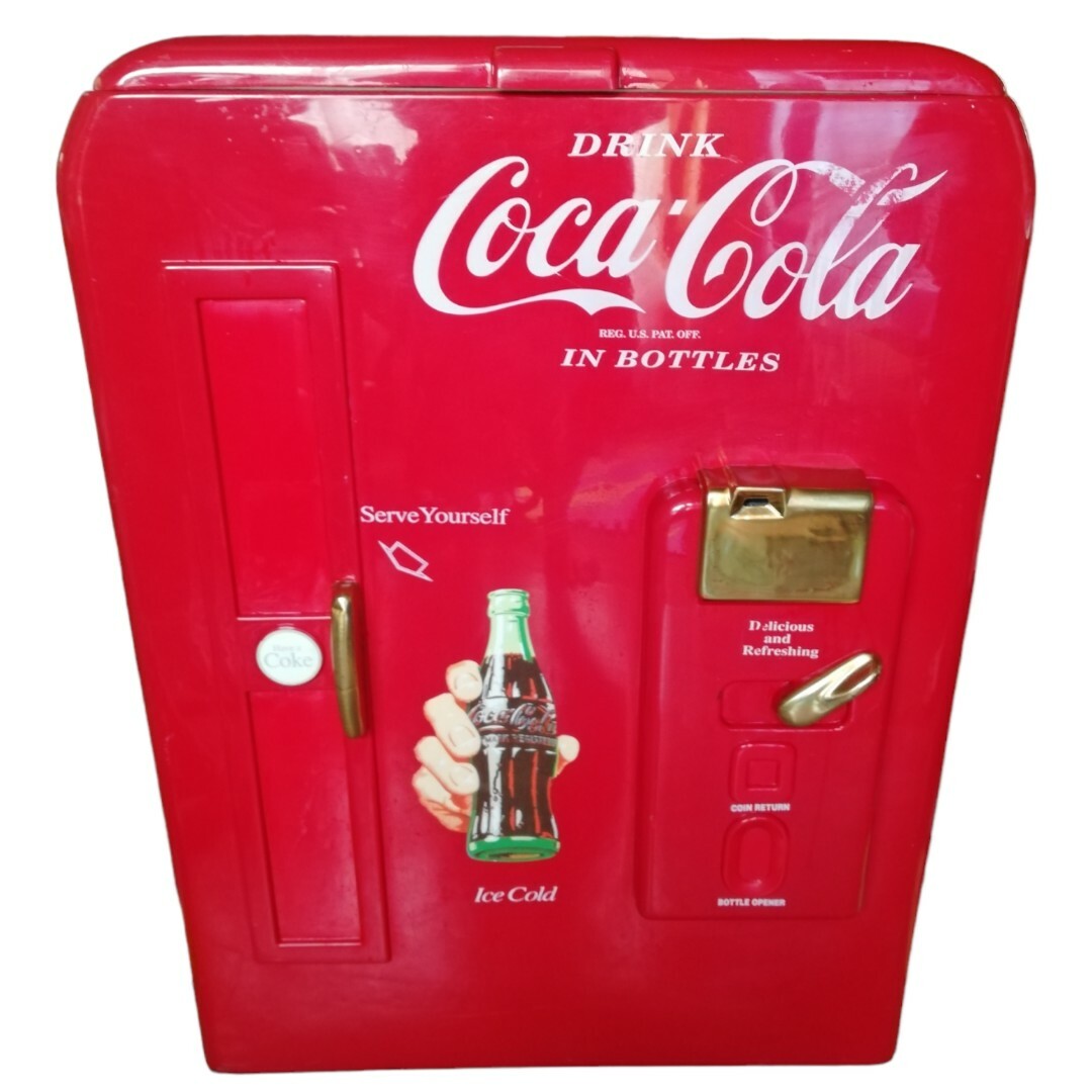 最終!!【1989年】 コカ・コーラ 自販機型 アイスボックス 冷蔵庫 クーラー