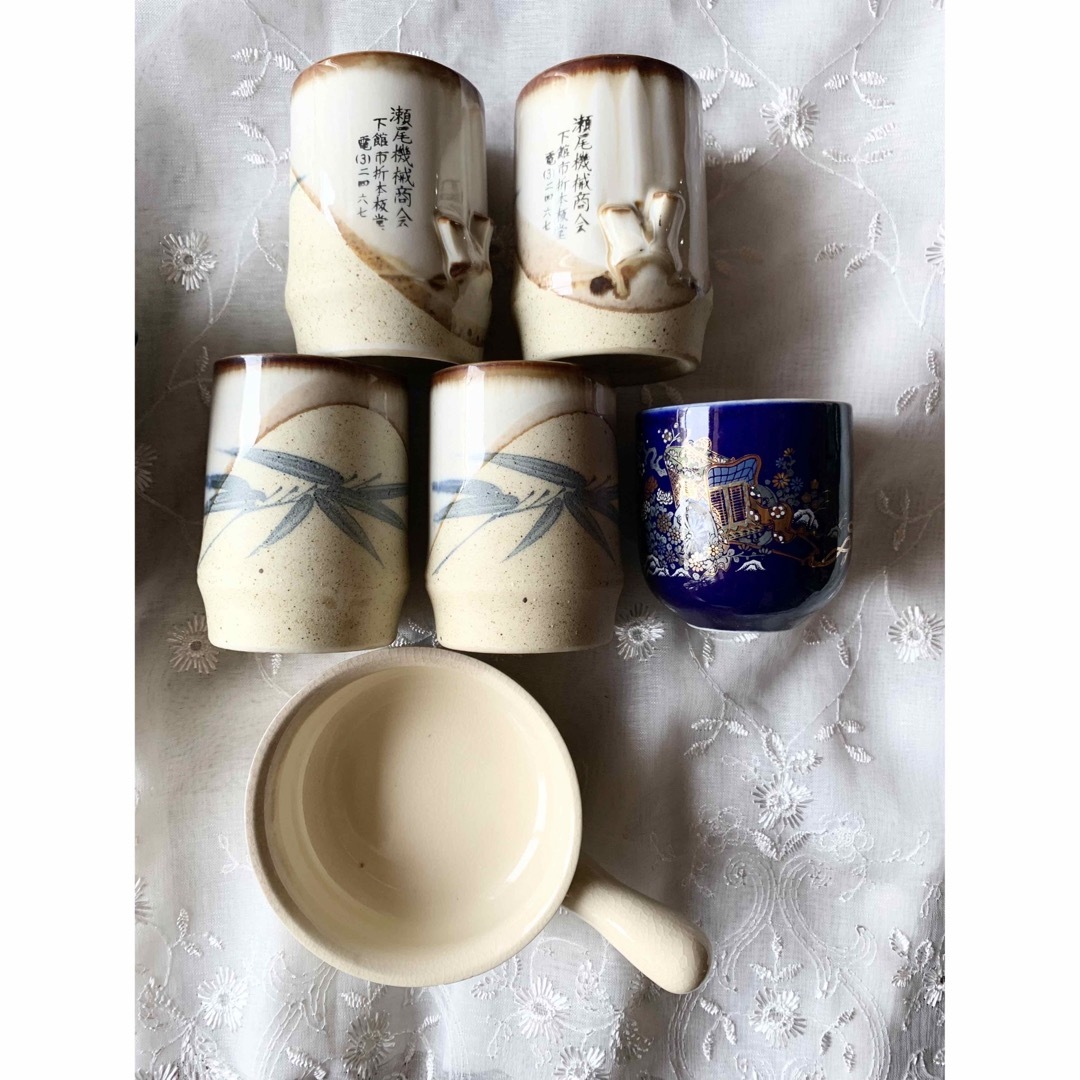 お茶セット 骨董品 湯呑み茶碗 お茶菓子入れ お盆 まとめ売り お茶セット 骨董品 湯呑み茶碗 お茶菓子入れ お盆 まとめ売り