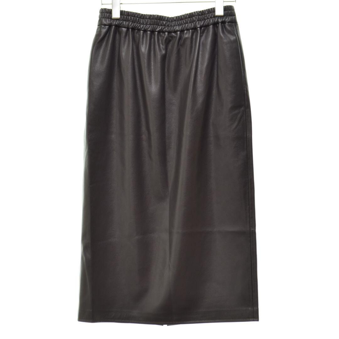 DEUXIEME CLASSE(ドゥーズィエムクラス)の【DEUXIEMECLASSE】Faux Leather Skirt スカート レディースのスカート(ひざ丈スカート)の商品写真