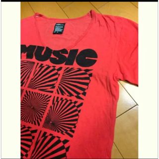 グラニフ(Design Tshirts Store graniph)のグラニフmusicコットンカットソー(Tシャツ(半袖/袖なし))