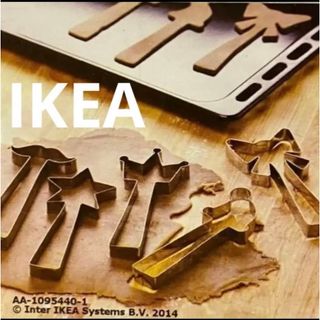 イケア(IKEA)のクッキー　型　IKEA ミッキー　抜き型　バースデー　ケーキ　バンビ　うさぎ(調理道具/製菓道具)