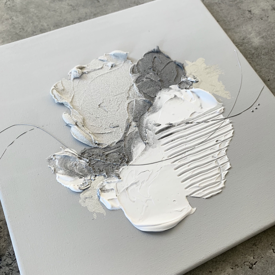現代アート 30×30㎝ 2枚set テクスチャーアート モダン アートパネル