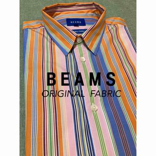 ビームス(BEAMS)の【極美品】BEAMS／ビームス／マルチストライプシャツ／ショートーカラー(シャツ)