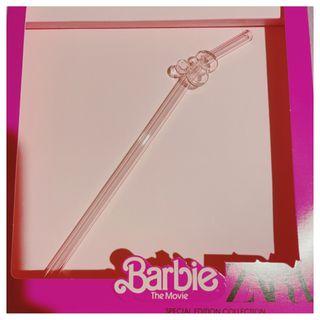 ザラ(ZARA)のZARA Barbie ストロー　新品　ピンク　ザラ　バービー(カトラリー/箸)