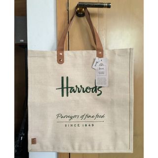 ハロッズ(Harrods)のハロッズ/Harrods ジュート グロッサリーショッピングバッグ/トートバッグ(トートバッグ)