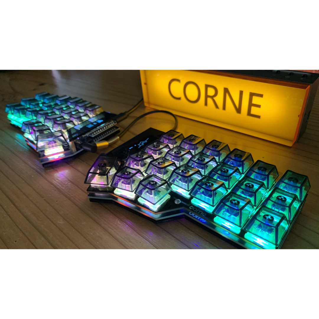 自作キーボード自作キーボード　corne