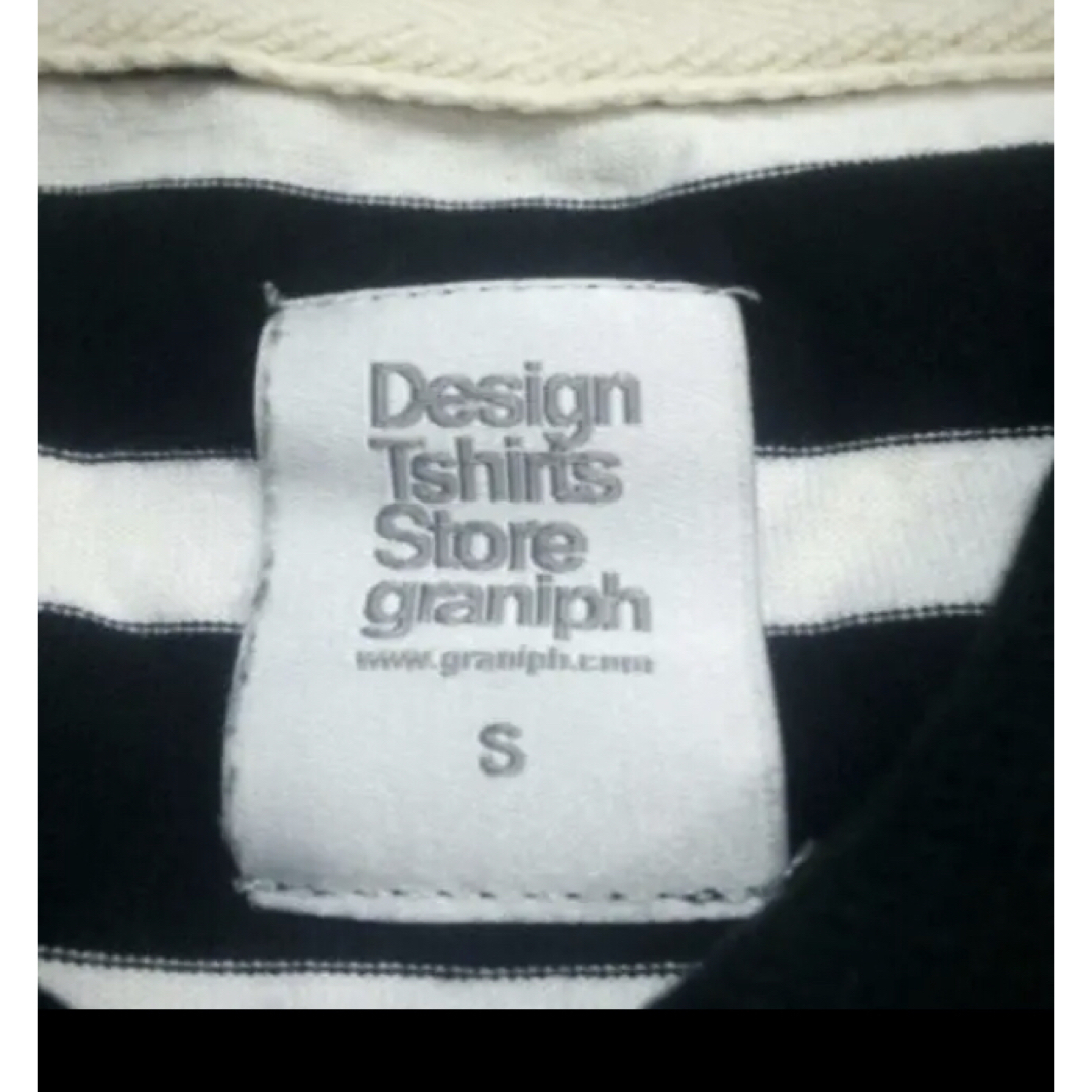 Design Tshirts Store graniph(グラニフ)のグラニフバックボーダーコットンポロ メンズのトップス(ポロシャツ)の商品写真