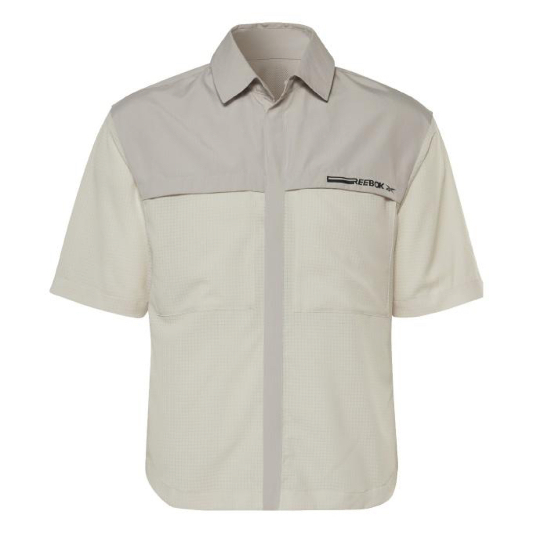 Reebok(リーボック)のリーボック　reebok ウーブンシャツ　半袖　o XL メンズのトップス(Tシャツ/カットソー(半袖/袖なし))の商品写真