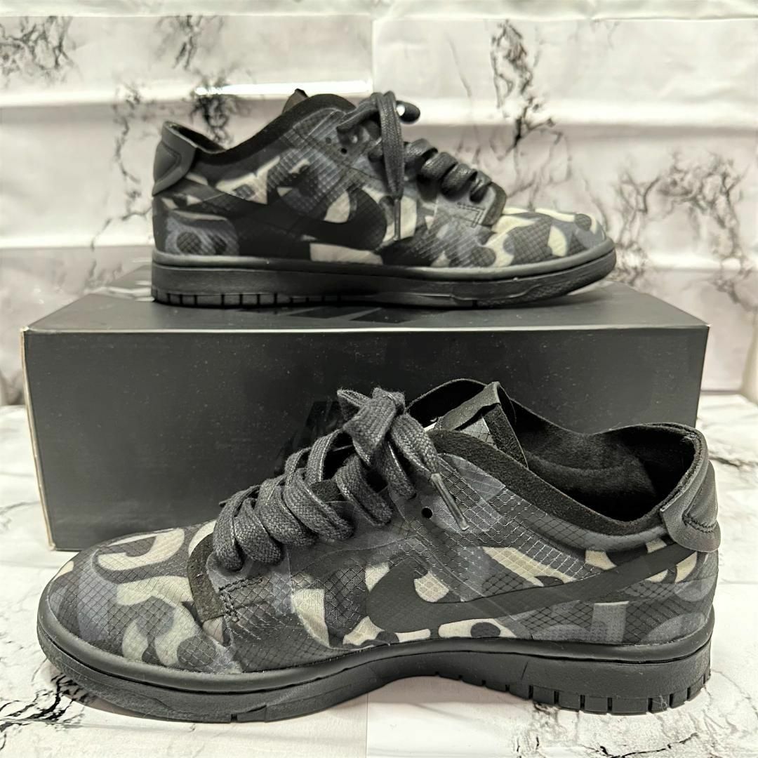 NIKE - 元箱有 26.5cm NIKE コムデギャルソン DUNK LOW WMNS 黒の通販