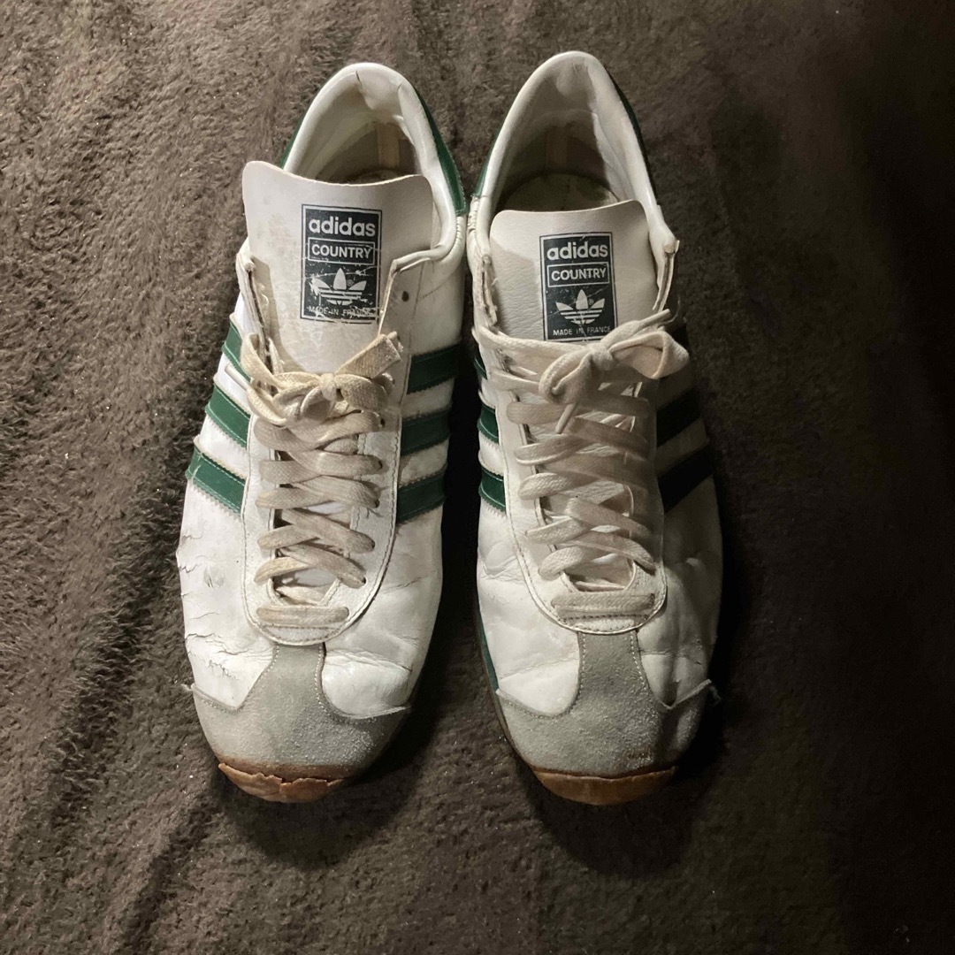 希少 vintage フランス製 adidas カントリー | フリマアプリ ラクマ