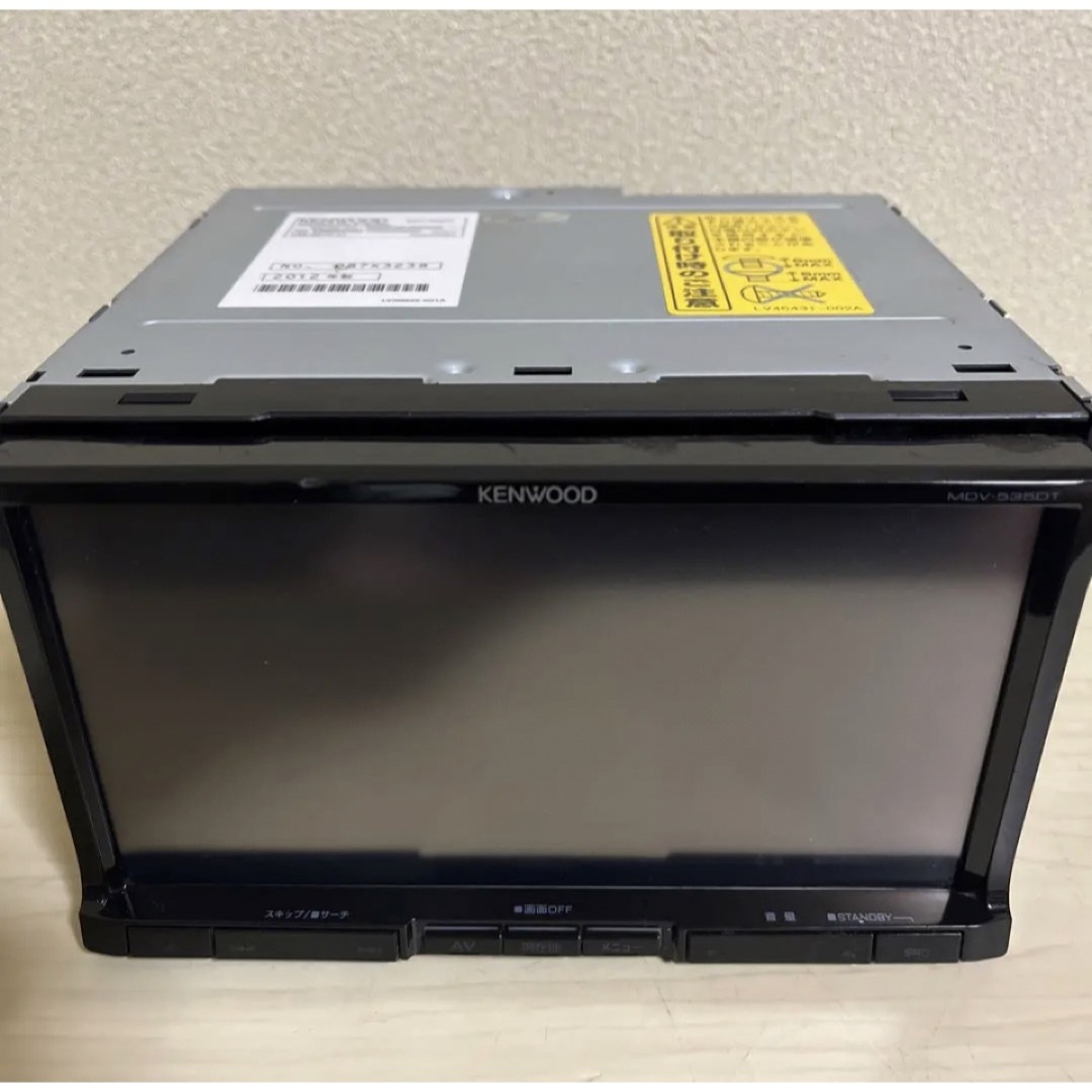 KENWOOD彩速フルセグナビMDV-535DT上級クラス 新品バックカメラ付き