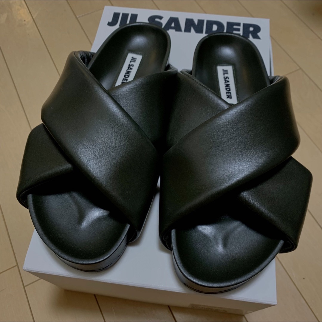 ジルサンダー スライド レザー JIL SANDER SANDALS サンダル - サンダル