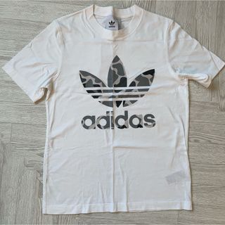アディダス(adidas)のadidas アディダス　Tシャツ　半袖　ホワイト(Tシャツ/カットソー(半袖/袖なし))