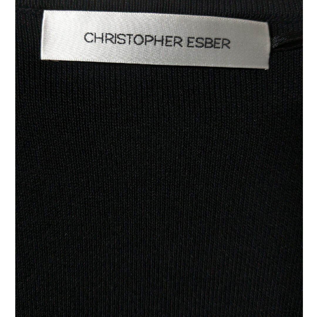 CHRISTOPHER ESBER ショート丈リブトップス レディースのトップス(ニット/セーター)の商品写真