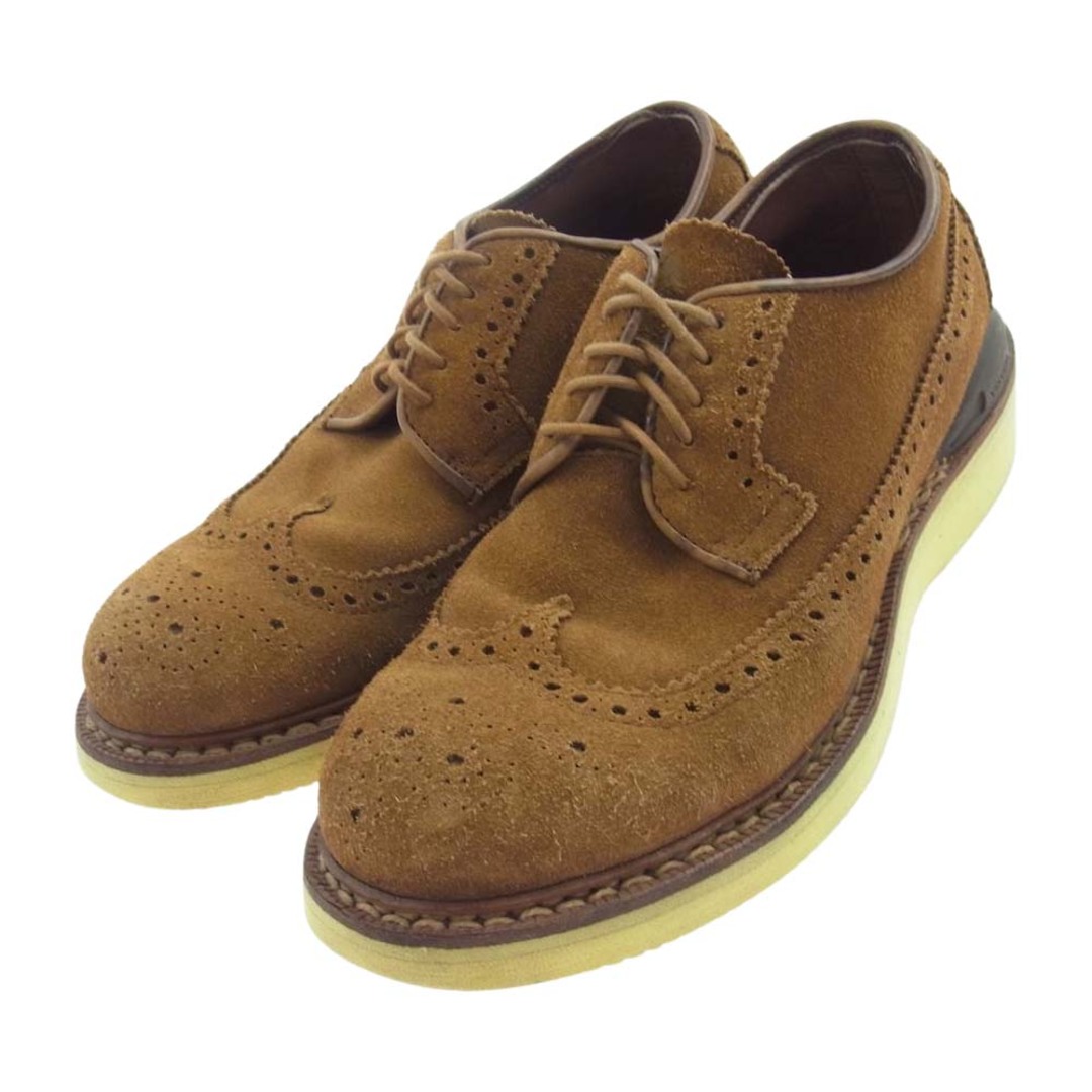 VISVIM(ヴィスヴィム)のVISVIM ビズビム その他靴 13SS 0113302002006 PATRICIAN WT-FOLK ウィングチップ スエード フォーク シューズ ブラウン系 US9【中古】 メンズの靴/シューズ(その他)の商品写真