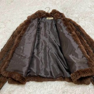 美品】 サンローズ セレブ感溢れる高級ラビットファー ボリューム