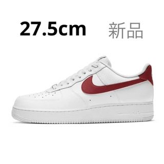 ナイキ(NIKE)の【完売品】NIKE AIR FORCE 1 '07 WHITE/TEAM RED(スニーカー)