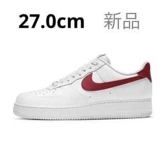 ナイキ(NIKE)の【完売品】NIKE AIR FORCE 1 '07 WHITE/TEAM RED(スニーカー)