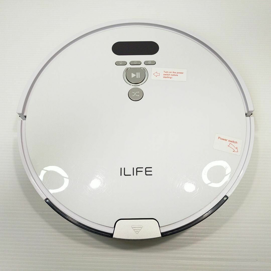 ILIFE - アイライフ ロボット掃除機 強力吸引 8cm薄型 大容量 ...