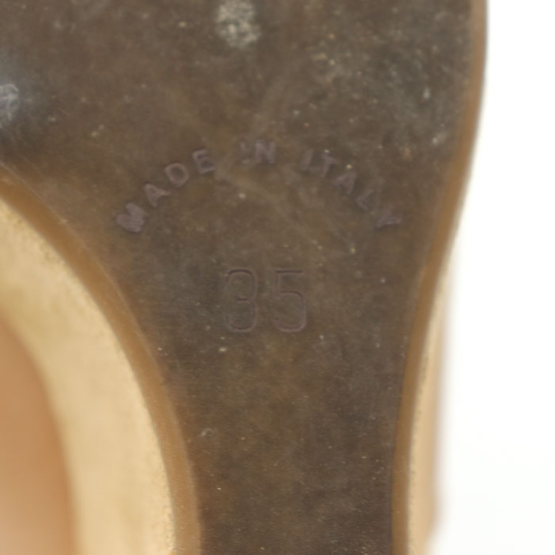 FABIO RUSCONI(ファビオルスコーニ)のファビオルスコーニ ウェッジソールサンダル レザー ハイヒール シューズ 厚底 靴 レディース 35サイズ ブラウン FABIO RUSCONI レディースの靴/シューズ(サンダル)の商品写真
