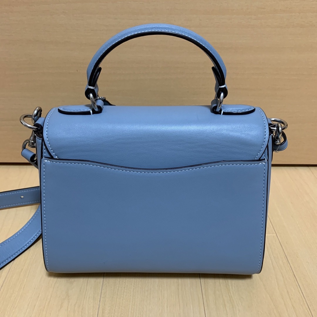 【新品未使用】 コーチ　coach ショルダーバッグ ブルー 水色