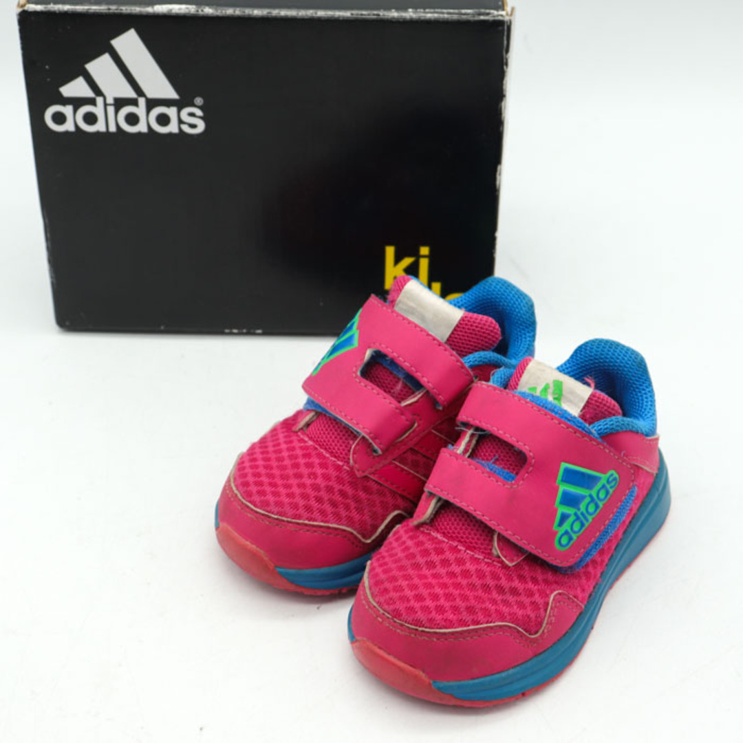 adidas(アディダス)のアディダス ベビーシューズ スナイス スニーカー AF4360 キッズシューズ 子供靴 キッズ 女の子用 13cmサイズ ピンク adidas キッズ/ベビー/マタニティのキッズ靴/シューズ(15cm~)(スニーカー)の商品写真