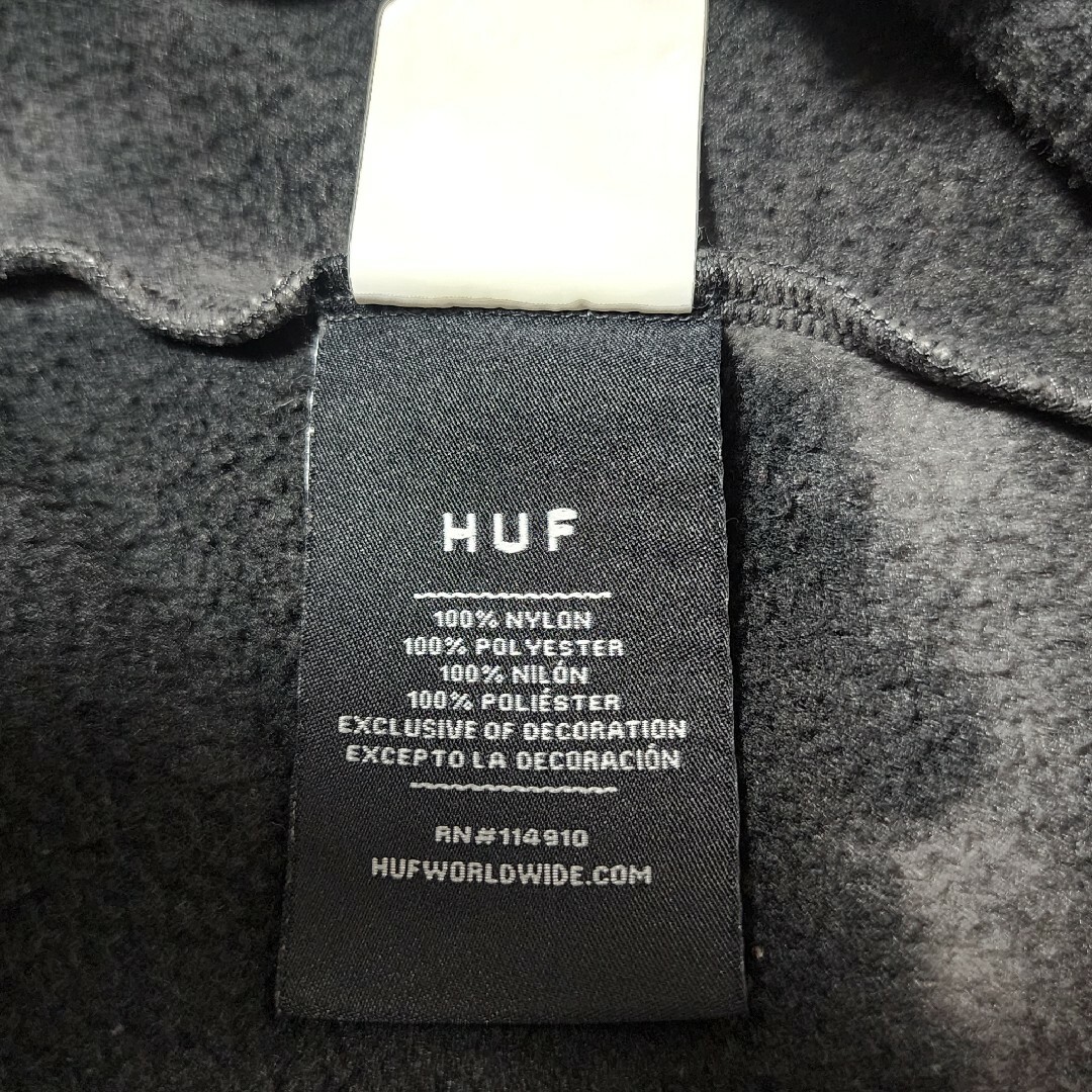 HUF - 《即完売品》HUF ハフ 刺繍ロゴジャケット ナイロン フリース ...