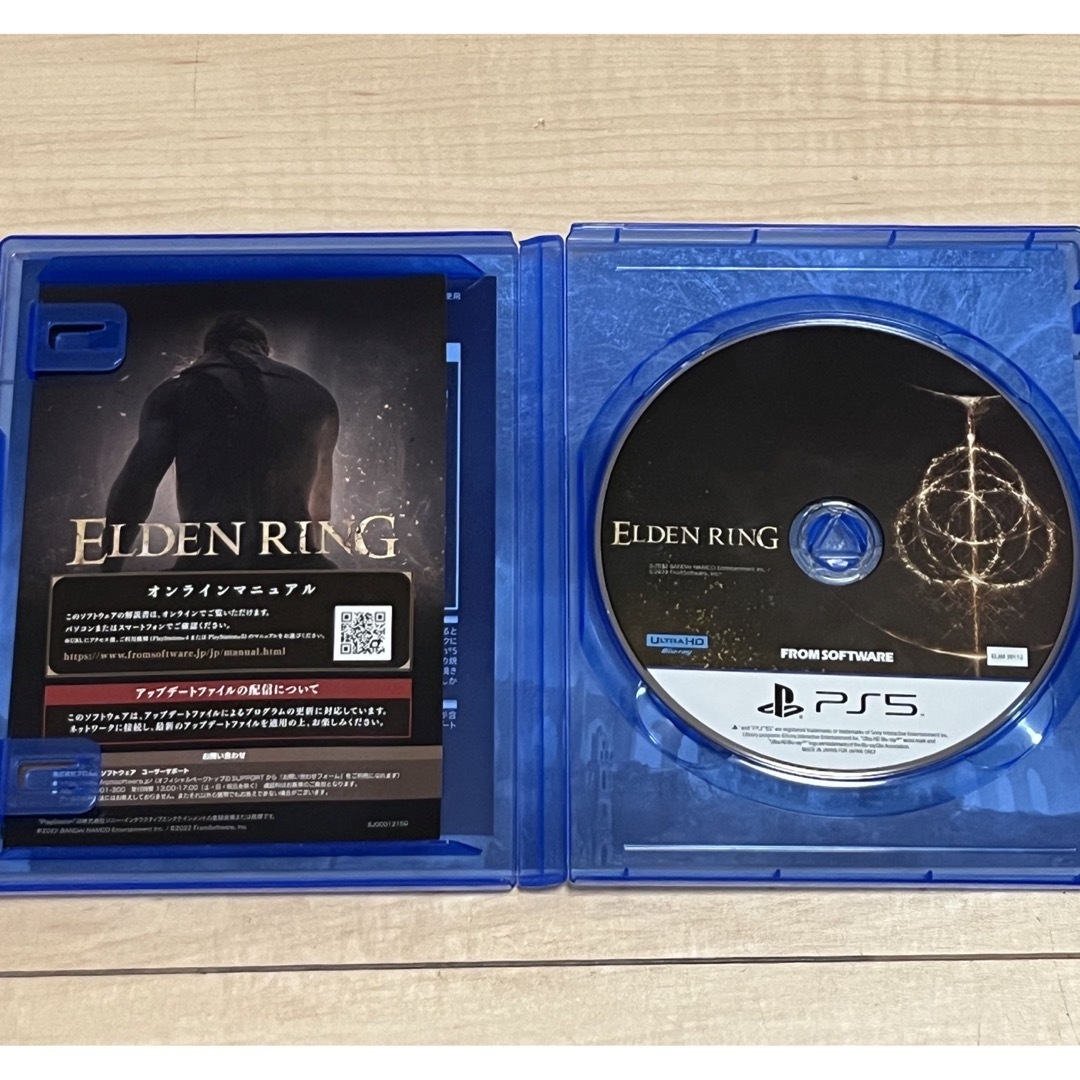 PlayStation(プレイステーション)のELDEN RING PS5 オンラインマニュアル付 エンタメ/ホビーのゲームソフト/ゲーム機本体(家庭用ゲームソフト)の商品写真