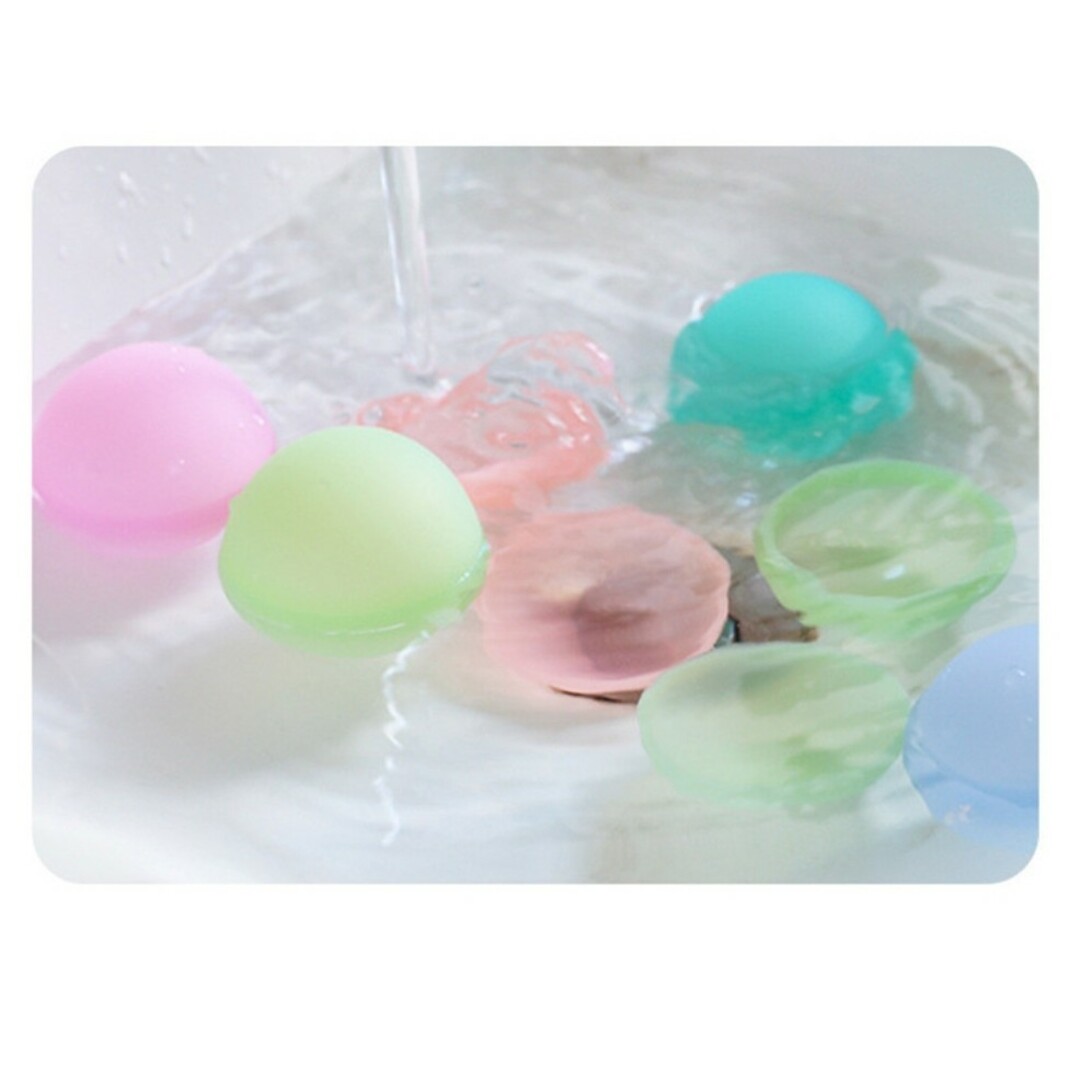 シリコン水風船 スプラッシュボール ウォーターボール 水遊び プール ボール キッズ/ベビー/マタニティのおもちゃ(ボール)の商品写真