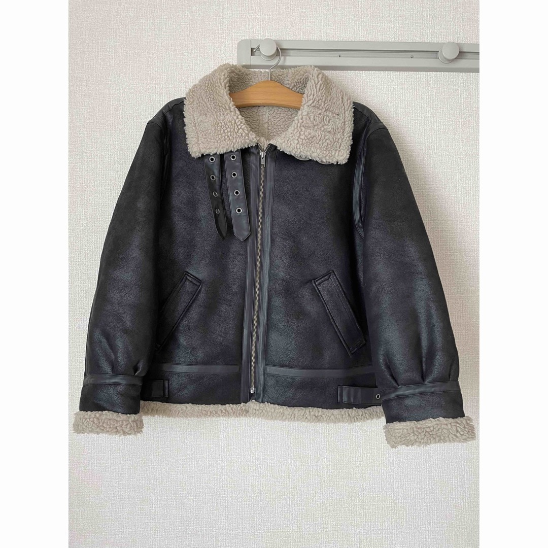 美品 アングリッド ボア ジャンパー