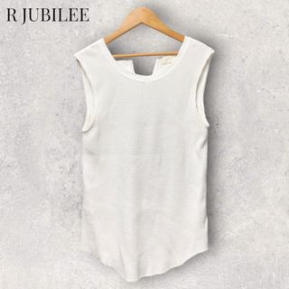 アールジュビリー(R JUBILEE)のR JUBILEE ヘンリーネック トップス アールジュビリー(カットソー(半袖/袖なし))