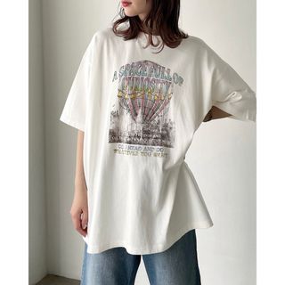 ページボーイ(PAGEBOY)のページボーイ ロックバルーンプリントT(Tシャツ(半袖/袖なし))