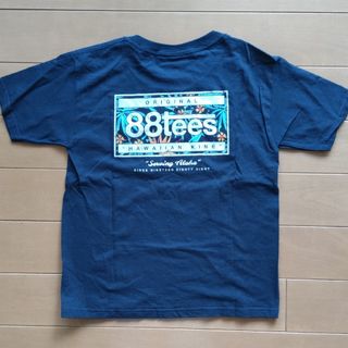 エイティーエイティーズ(88TEES)の88tees キッズ Tシャツ 10-12  紺　美品(Tシャツ/カットソー)