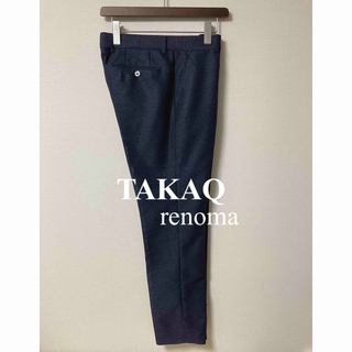 レノマ(RENOMA)の【 未使用 】TAKAQ   renoma  スラックス　ネイビー  夏　M(スラックス)