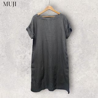 ムジルシリョウヒン(MUJI (無印良品))のMUJI フレンチリネンワンピース 無印良品(ひざ丈ワンピース)