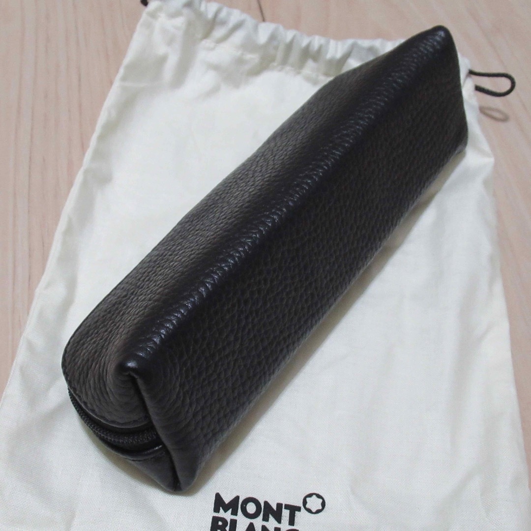 Mont Blancペンケース2本黒BLACK未使用-