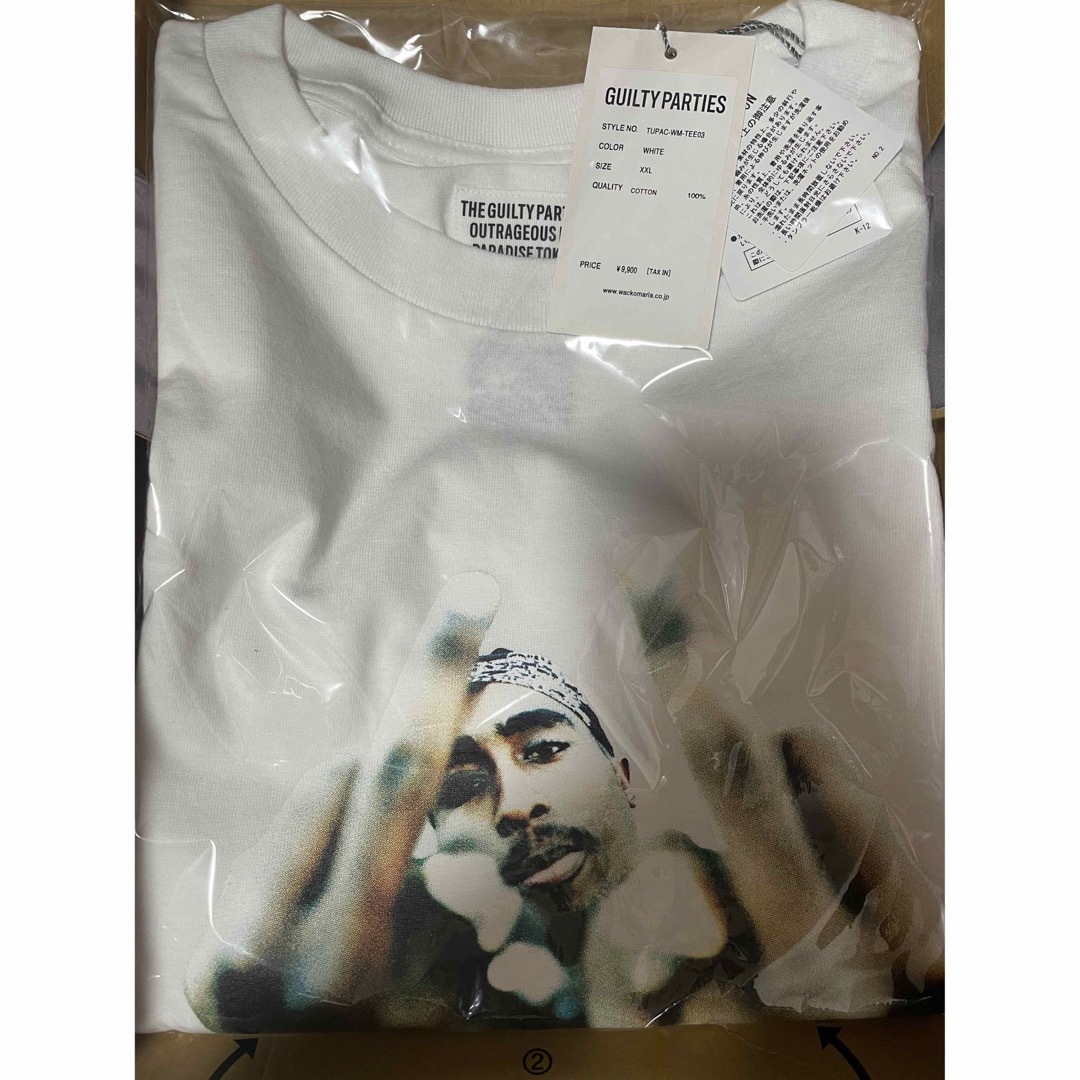 WACKO MARIA - WACKO MARIA 2PAC CREW NECK Tee ワコマリアの通販 by ...