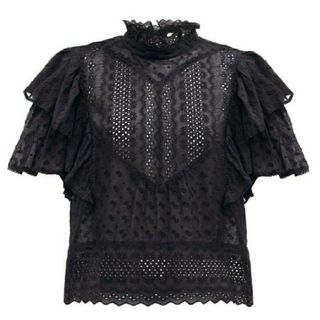 イザベルマラン(Isabel Marant)の新品ISABEL MARANT ETOILE TIZAINA レース ブラウス(カットソー(半袖/袖なし))