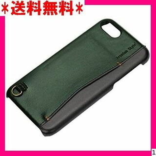 １ PGA iPhone 8/7用 バックポケットケース CA11GR 391(モバイルケース/カバー)