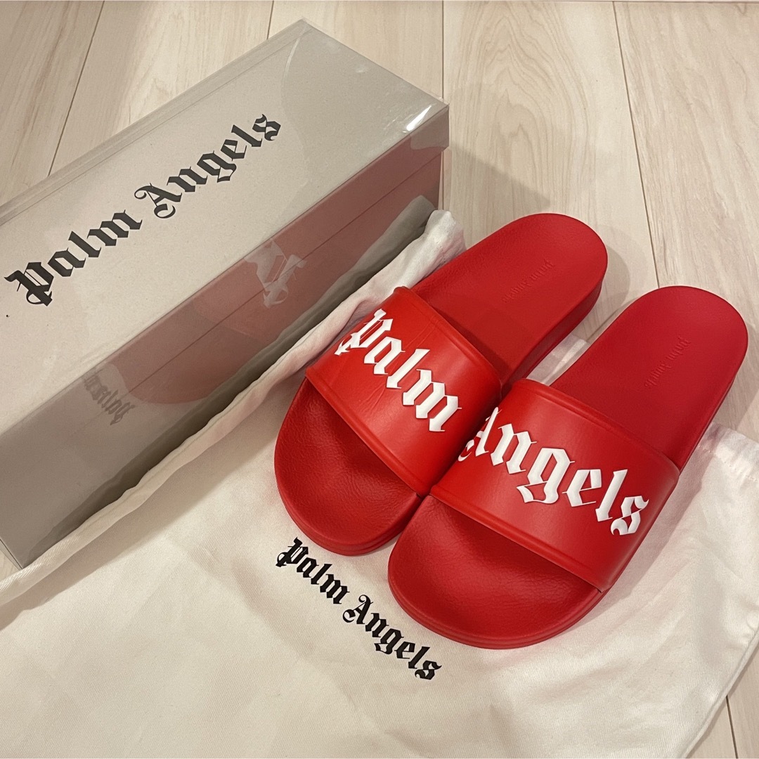 新品　未使用品　パームエンジェルス　Palm Angels  スライド　サンダル