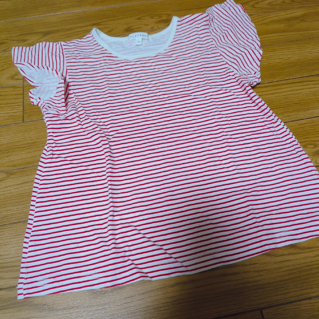 3can4on(サンカンシオン)のボーダーシャツ キッズ/ベビー/マタニティのキッズ服女の子用(90cm~)(Tシャツ/カットソー)の商品写真